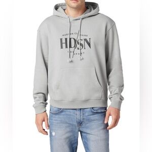Hudson Jeans HDSN Men’s Graphic Pullover Sweatshirt Hoodie‎ Size Large Cotton